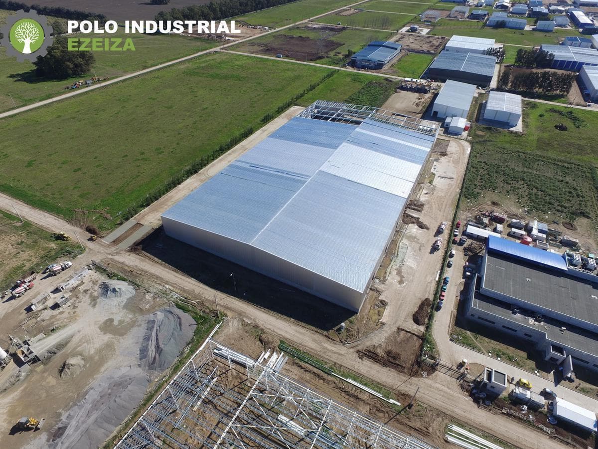 Alquiler 5400 m Cub Polo Industrial Ezeiza Sobre Lote 10.000 m 3