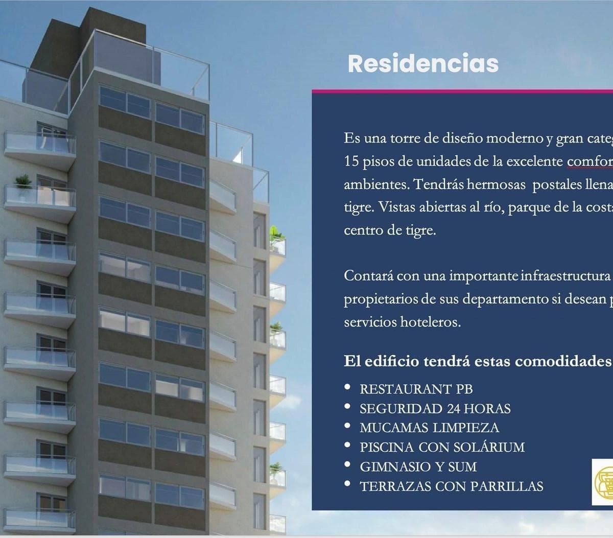Departamento en Venta en Tigre, G. B. a. Zona Norte, Argentina 2