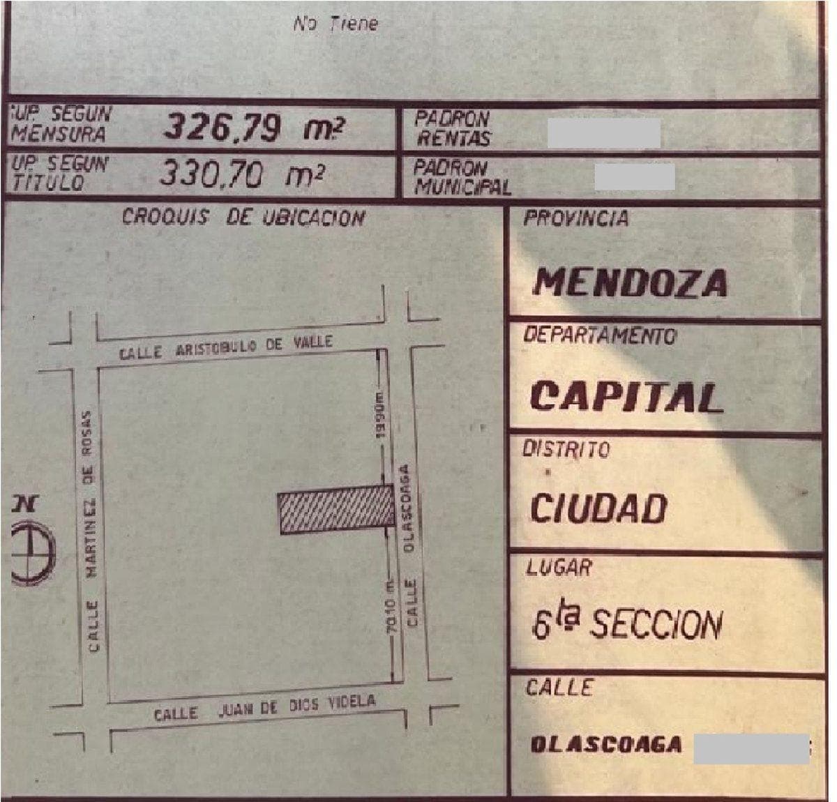 Propiedad en Argentina