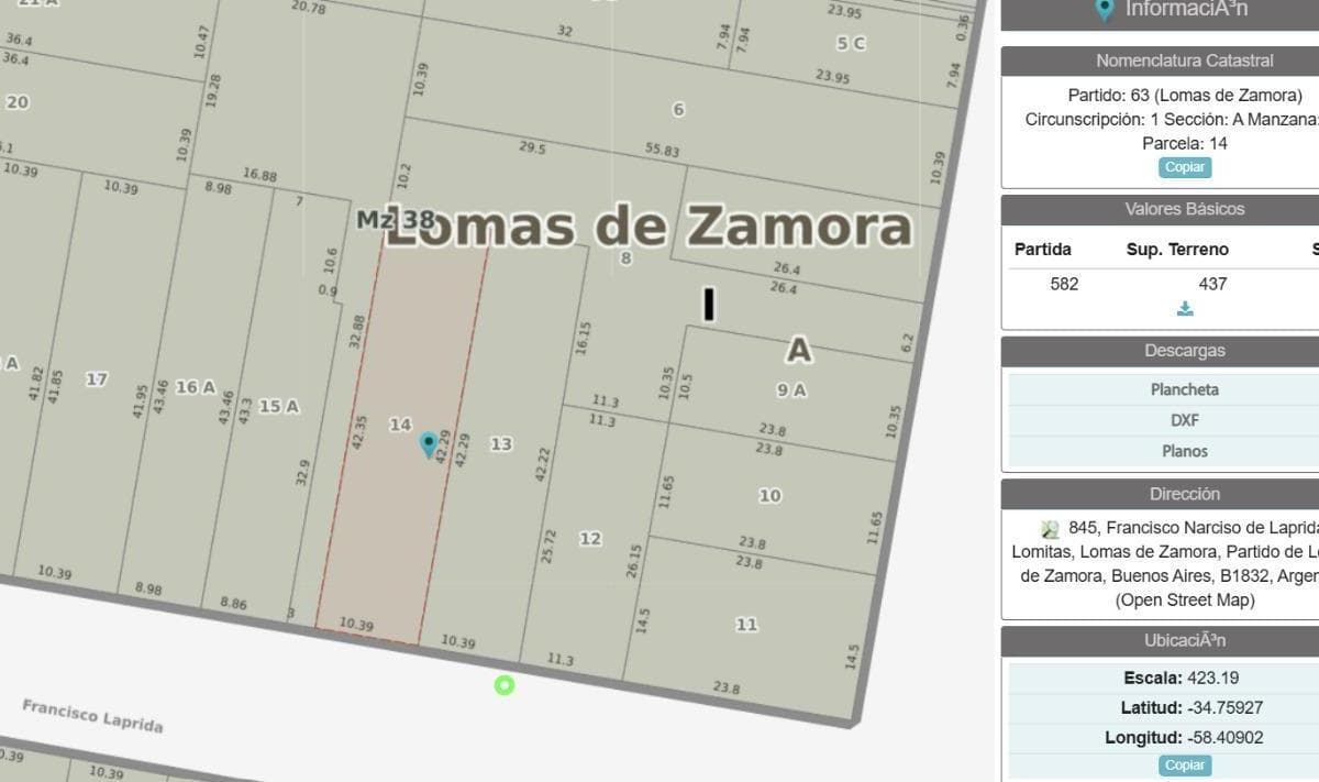 Propiedad en Argentina